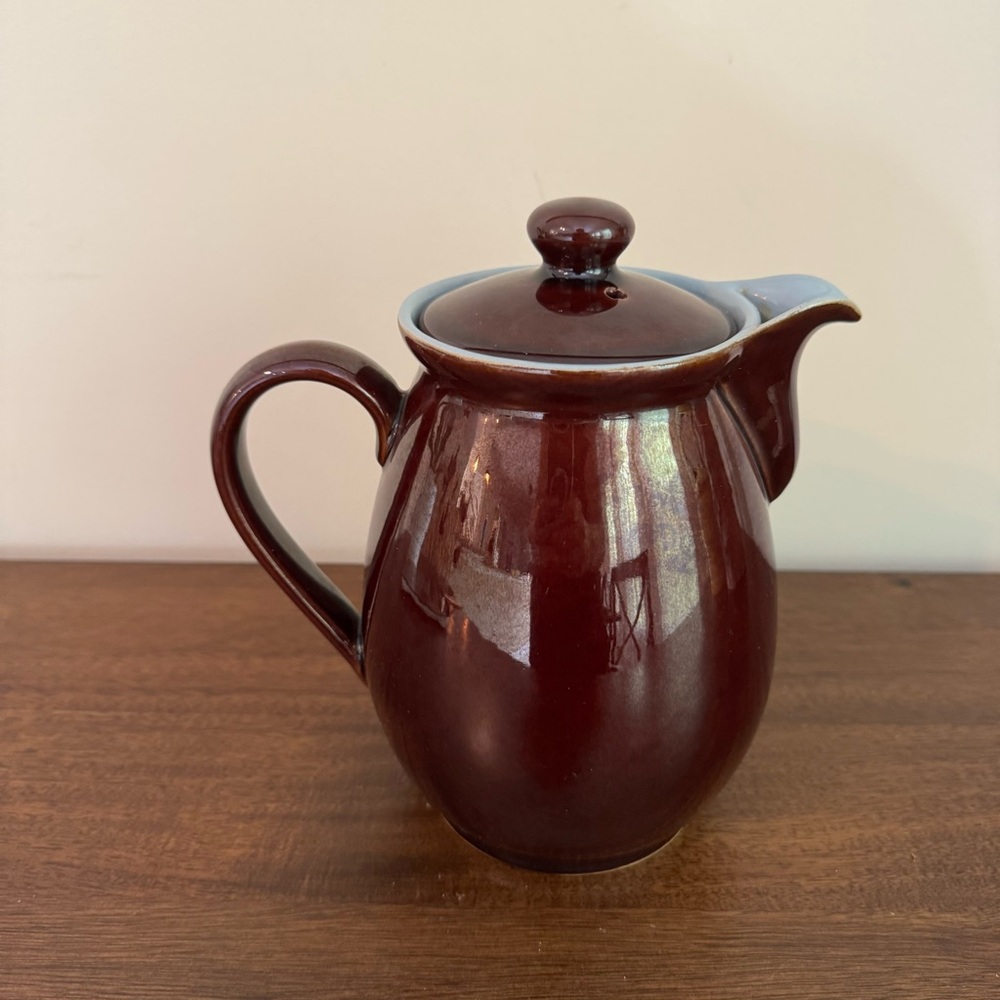 Vintage Denby Stoneware Coffee Pot Tea Pot Made in England 2 1/2 Pint Capacity